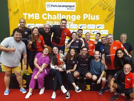 Com seis meses de operação, CT Lua Table Tennis conquista o troféu eficiência no TMB Challenge Plus do Rio de Janeiro