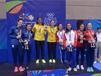 Jogos Sul-Americanos da Juventude: Brasil leva ouro no individual feminino e dupla feminina