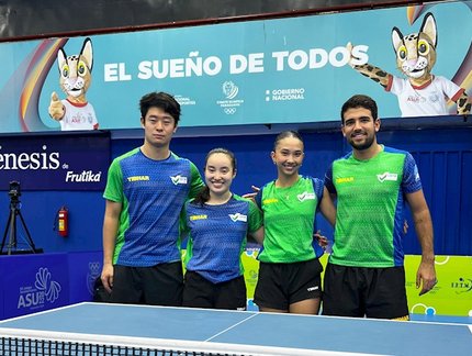 Em final brasileira, Giulia Takahashi e Guilherme Teodoro conquistam o ouro do Campeonato Sul-Americano; Laura e Ishida ficam com a prata