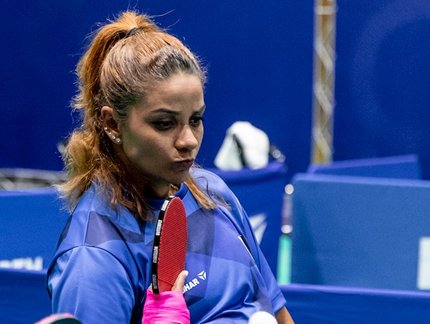 Juliana Silva fica com a prata na Classe 1-2 do Aberto Paralímpico ITTF Fa40