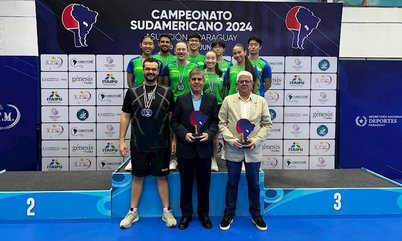 Dobradinha! Brasil conquista as duas medalhas de ouro por equipes do Campeonato Sul-Americano, em Assunção