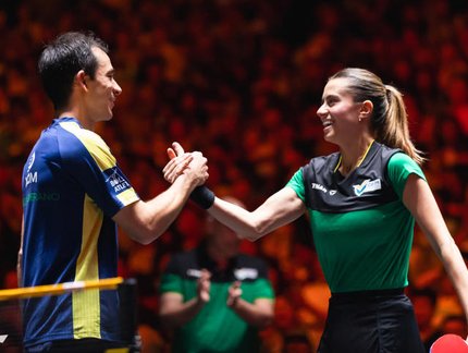 Seleções feminina e masculina estreiam com vitória no Mundial de Tênis de Mesa de Londres
