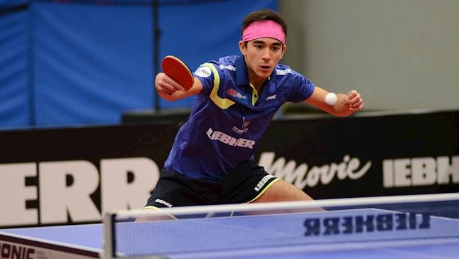 Hugo Calderano segue invicto na Bundesliga. Foto: 