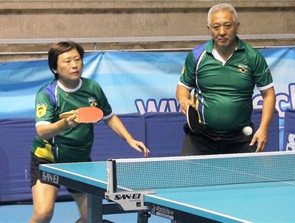 Veteranos conquistam nove medalhas em equipes e duplas no Latino-Americano Master