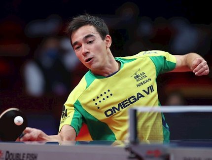 Hugo Calderano termina entre os oito melhores do ITTF Finals e segue para a disputa do WTT de Macau