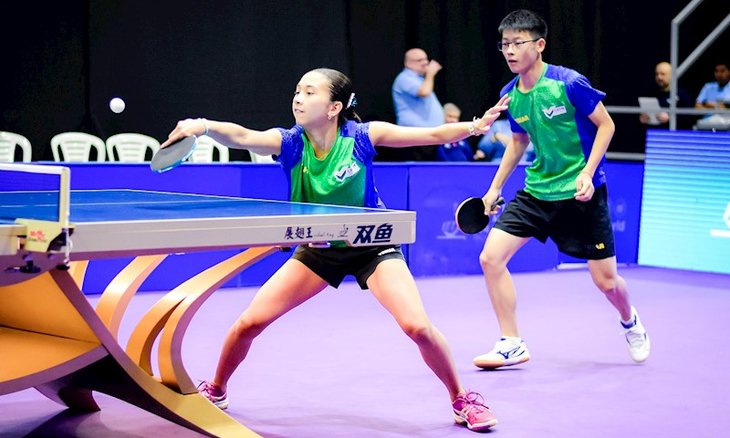 Giulia Takahashi e Leonardo Iizuka foram vice-camp