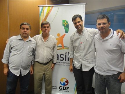Presidente da CBTM visita Secretaria de Esporte e Lazer do DF