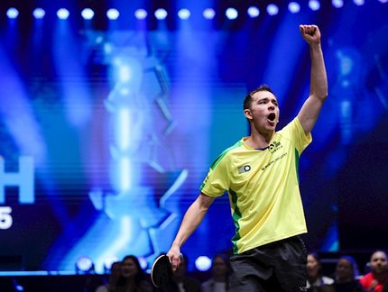 Hugo Calderano vence sul-coreano Uh Junsung e vai às quartas de final do Europe Smash