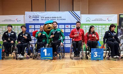 Brasil encerra ITTF World Para Elite Laško 2026 com oito medalhas nas disputas de duplas