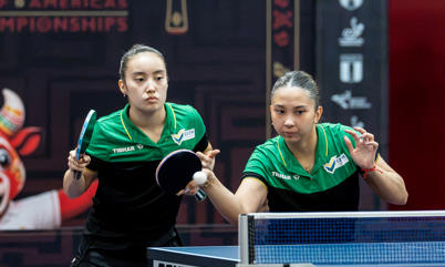 Giulia Takahashi e Laura Watanabe são campeãs das duplas femininas no Pan-Americano de Lima