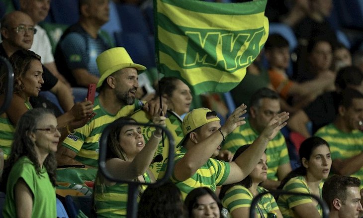Torcida compareceu em peso na Arena Carioca 1 para