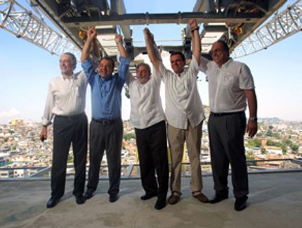 PRESIDENTE DO RIO 2016 VISITA TELEFÉRICO DO COMPLEXO DO ALEMÃO