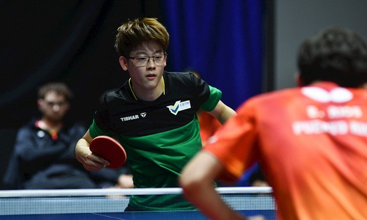 Leonardo Iizuka durante o Pan sub-19 de Rosário