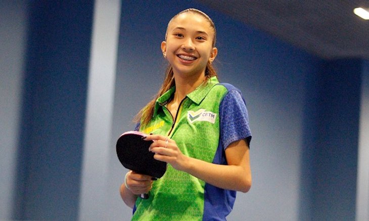 Giulia Takahashi priorizou o tênis de mesa e será 