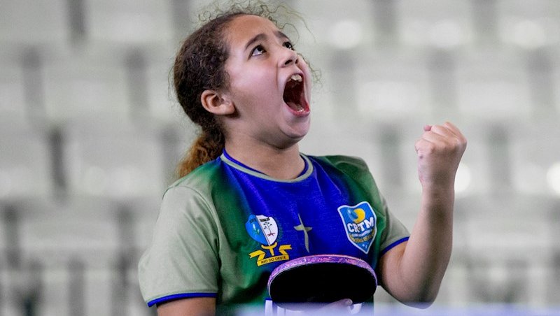 Luiza Fontanive foi campeã invicta do super pré-mi