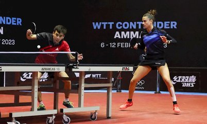 Brasileiros vencem dupla número três do mundo e conquistam classificação para as quartas de final no WTT da Jordânia