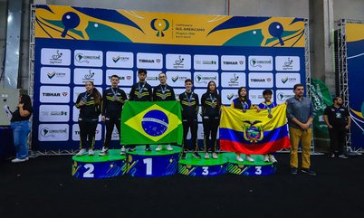 Bianca Borges e Vitor Thiofilo fecham o Sul-Americano Sub-15 com 100% de aproveitamento