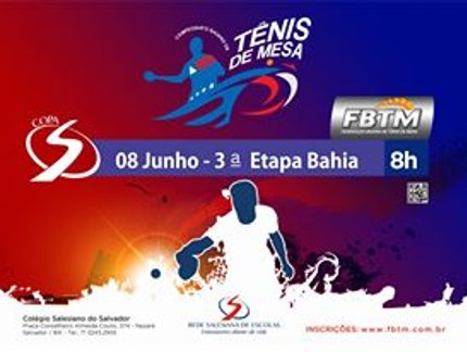 Colégio Salesiano serápalco da 3ª Etapa da Copa Bahia de Tênis de Mesa