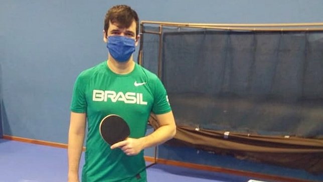 Israel Stroh, pouco antes do início dos treinos no