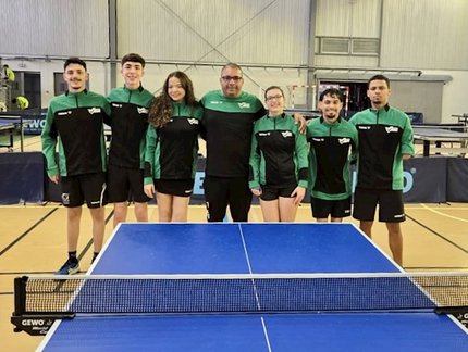 Atletas paralímpicos do Brasil fazem intercâmbio com 54 mesa-tenistas franceses no clube PPC Villeneuve