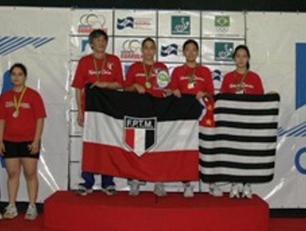 PÓDIO EQUIPES JUVENIL FEMININO
