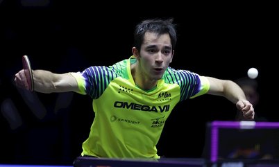 Em duelo de alto nível, Calderano cai na estreia do WTT Champions de Macau