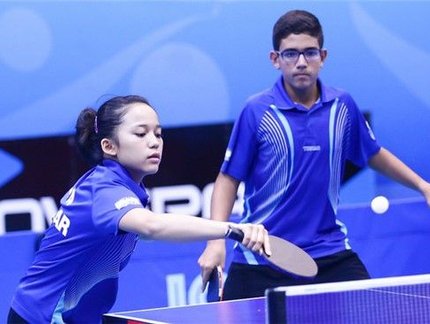 Sul-Americano juvenil e infantil: Em final brasileira, Guilherme Teodoro e Tamyres Fukase faturam duplas mistas infantis