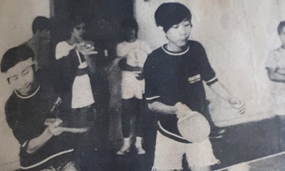 Tovar e Acássio, os campeões paulistas de duplas juvenil de 1972
