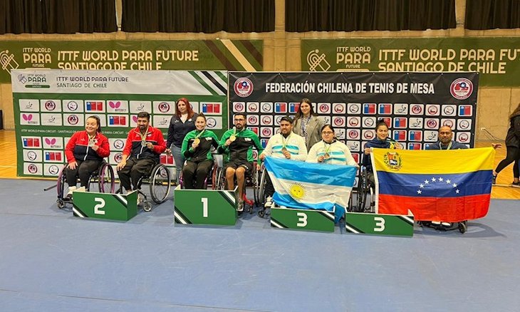 Com 28 medalhas, Brasil encerra ótima participação no ITTF Para Future Santiago, no Chile