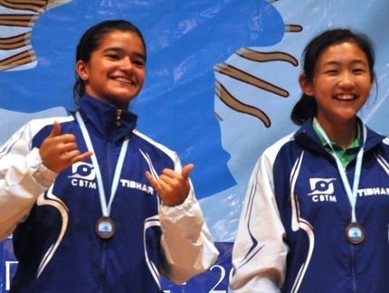 Alexia Nakashima e Sofia Calderano conquistam o ouro no Torneio de Duplas