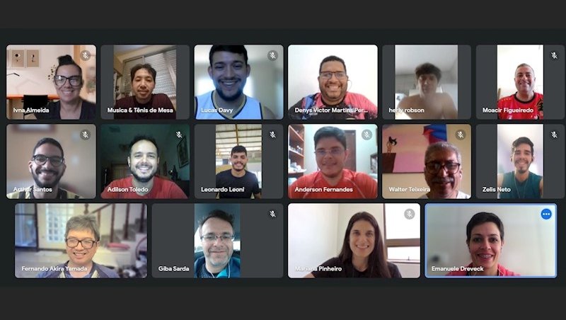 Curso 'Iniciação ao Tênis de Mesa': Universidade do Tênis de Mesa iniciou últimos oferecimentos deste semestre