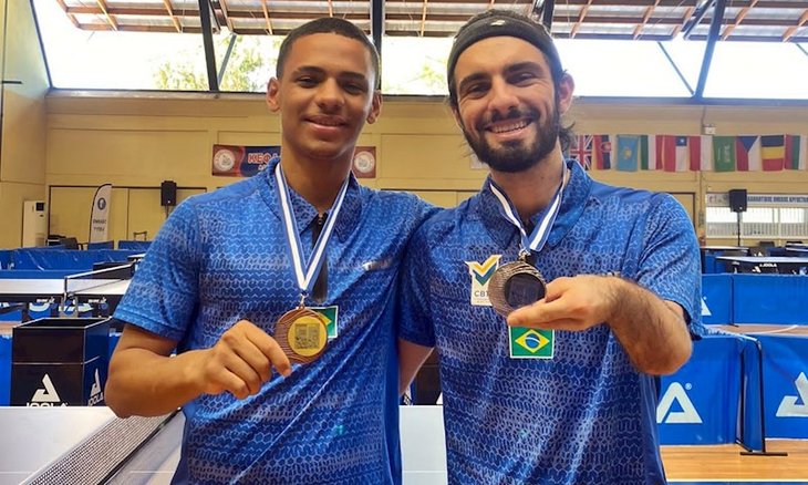 Gabriel Antunes (esq.) e Paulo Henrique Fonseca (d