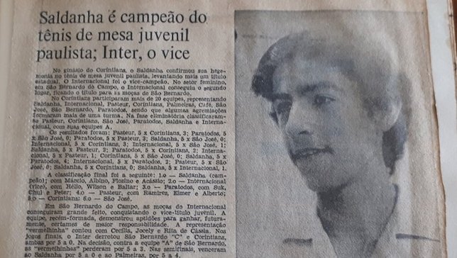 Reprodução de jornal de 1972. Foto: Arquivo Pessoa