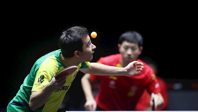 Hugo Calderano encarou quatro chineses em um mês d