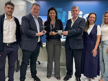 Presidente da CBTM e CEO do grupo ITTF participam de reunião e tratam sobre possibilidade de realização do Mundial de 2027 no Rio