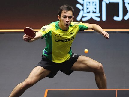Hugo Calderano se despede nas oitavas de final do WTT Cup Finals, na China