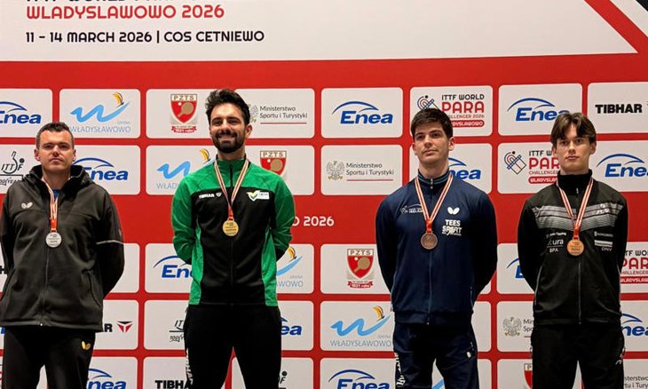Brasil conquista oito medalhas no ITTF World Para Challenger na Polônia