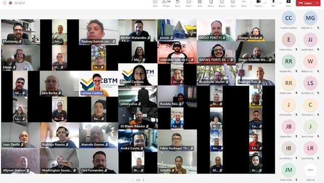 Foto: Reprodução da aula on-line