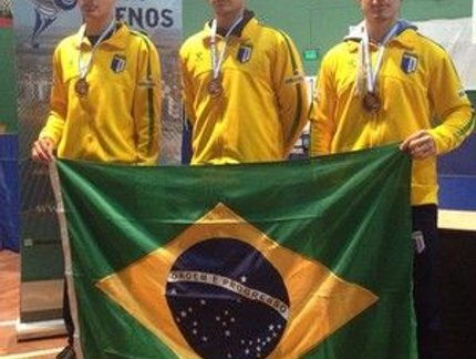 Mesatenistas conquistam três medalhas para o Brasil nos Jogos Universitários Sul-Americanos