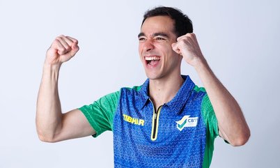 Hugo Calderano defende o Time Mundo na Waldner Cup 2024