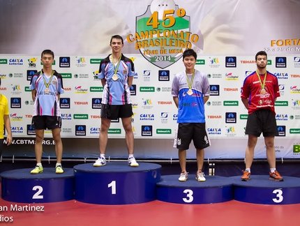 Calderano confirma favoritismo e conquista o Rating A Masculino do Brasileiro
