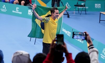 É CAMPEÃO! Hugo Calderano vence Felix Lebrun por 4 sets a 0 e conquista o WTT Star Contender Ljubljana