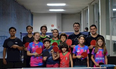 Davi Martins de Souza, de 8 anos, é Campeão da Avaliação Técnica de Tênis de Mesa do Gran São João