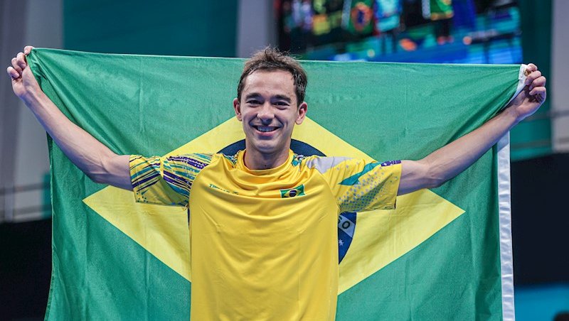 Hugo Calderano busca sua medalha nos Jogos Olímpic