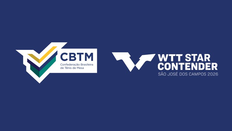 Prazo para credenciamento de imprensa do WTT Star Contender São José dos Campos 2026 termina nesta sexta-feira