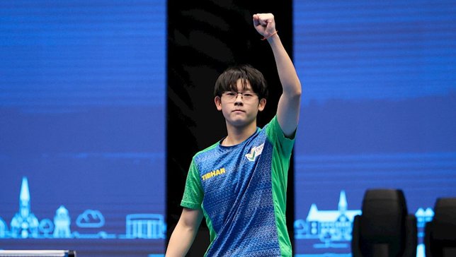 Leonardo Iizuka vibra após garantir mais uma medal