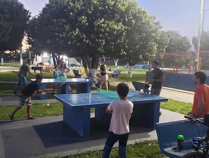 Cidade no Mato Grosso incentiva a prática do tênis de mesa