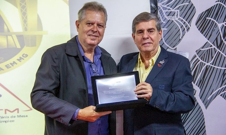 Renato Belisário (esq.) e Alaor Azevedo (dir.) na 