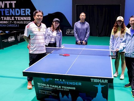 Diretor chinês da State Grid se impressiona com o WTT Contender Rio: ‘Uma ótima experiência’