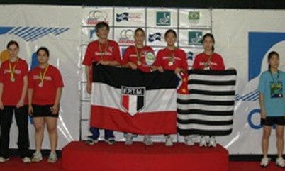 PÓDIO EQUIPES JUVENIL FEMININO